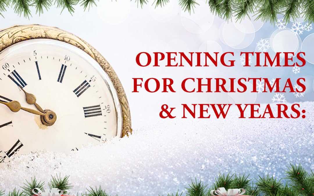 Christmas Opening Hours